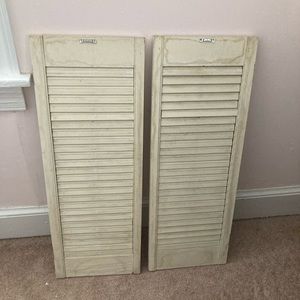 Decorative shutters.